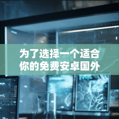 为了选择一个适合你的免费安卓国外加速器，以下是一些综合考虑的因素和推荐