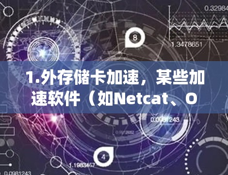 1.外存储卡加速，某些加速软件（如Netcat、OpenVPN等）可以连接到外部存储卡，提供更快的网络连接。如果您的存储卡是外存储卡，这些工具通常都是免费的，但可能需要特定的配置